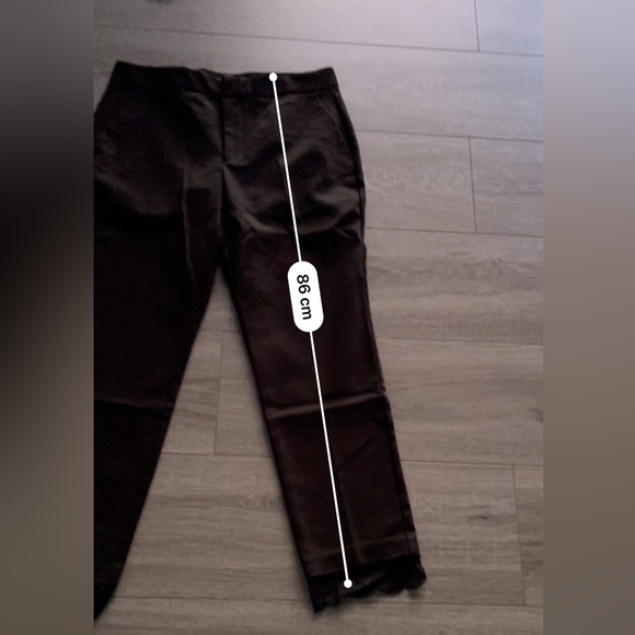 Zara. Black Pants with twist- Size:M - Picture 6 of 10